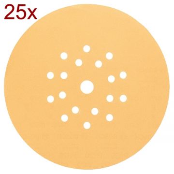 Bosch  C470 - Foaie abraziva rotunda 225 mm granulatie 220 18 gauri 25  buc
