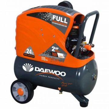 Daewoo  DAAC24DN - Compresor cu ulei 1500 W 24 l 195 l/min 8 bar