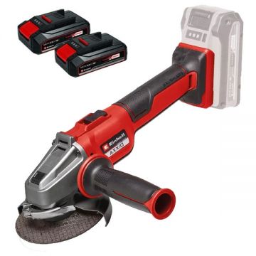 Einhell  AXXIO 18/115 Q PXC + Twinpack CB - Polizor unghiular 115 mm + Set 2 acumulatori Li-Ion 18 V 2.5 Ah