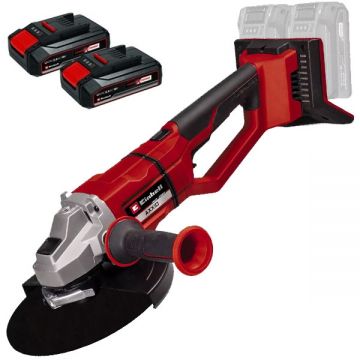 Einhell  AXXIO 36/230 Q PXC + Twinpack CB - Polizor unghiular 230 mm + Set 2 acumulatori Li-Ion 18 V 2.5 Ah