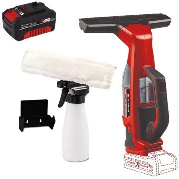 Einhell  BRILLIANTO PXC - Aspirator pentru geamuri 280 mm 0.1 l accesorii + Acumulator Li-Ion 18 V 4 Ah