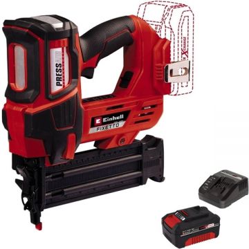 Einhell  FIXETTO 18/50 N PXC + Starter Kit - Capsator + Set 1 acumulator si incarcator Li-Ion 18 V 4 Ah