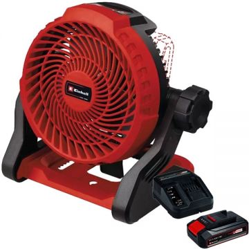 Einhell  GE-CF 18/2200 Li PXC + Starter Kit - Ventilator 3 trepte + Set 1 acumulator si incarcator Li-Ion 18 V 2.5 Ah