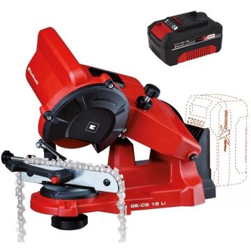 Einhell  GE-CS 18 Li PXC - Masina de ascutit lanturi + Acumulator Li-Ion 18 V 4 Ah