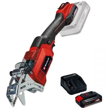 Einhell  GE-GS 18/150 Li PXC + Starter Kit - Fierastrau sabie 100 mm + Set 1 acumulator si incarcator Li-Ion 18 V 2.5 Ah
