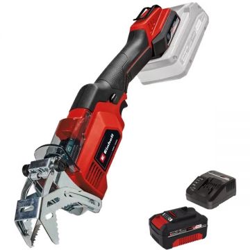 Einhell  GE-GS 18/150 Li PXC + Starter Kit - Fierastrau sabie 100 mm + Set 1 acumulator si incarcator Li-Ion 18 V 4 Ah