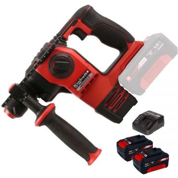 Einhell  HEROCCO PXC + Twinpack + 4514095 - Rotopercutor SDS-Plus 2.2 J + Set 2 acumulatori si incarcator Li-Ion 18 V 4 Ah