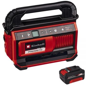 Einhell  PRESSITO 18/25 PXC - Compresor 25 l/min 11 bar + Acumulator Li-Ion 18 V 4 Ah