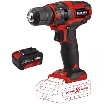 Einhell  TC-CD 18/35 Li PXC  - Masina de gaurit si insurubat 35 Nm + Acumulator Li-Ion 18 V 4 Ah