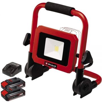 Einhell  TC-CL 18/1800 Li PXC + Twinpack CB + 4514095 - Lampa + Set 2 acumulatori si incarcator Li-Ion 18 V 2.5 Ah