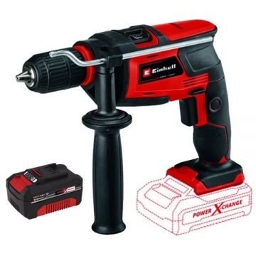 Einhell  TC-ID 18 Li PXC  - Masina de gaurit si insurubat cu percutie + Acumulator Li-Ion 18 V 4 Ah