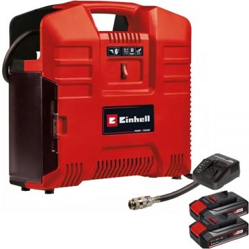 Einhell  TE-AC 36/8 Li OF Set PXC + Twinpack CB + 4514095 - Compresor aer 8 bar + Set 2 acumulatori si incarcator Li-Ion 18 V 2.5 Ah