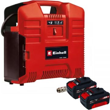 Einhell  TE-AC 36/8 Li OF Set PXC + Twinpack  - Compresor aer 8 bar + Set 2 acumulatori Li-Ion 18 V 4 Ah