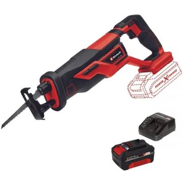 Einhell  TE-AP 18/26 Li PXC + Starter Kit - Fierastrau sabie 26 mm + Set 1 acumulator si incarcator Li-Ion 18 V 4 Ah