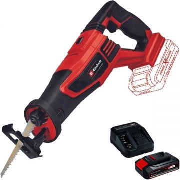 Einhell  TE-AP 18/28 Li BL PXC + Starter Kit - Fierastrau sabie 28 mm + Set 1 acumulator si incarcator Li-Ion 18 V 2.5 Ah