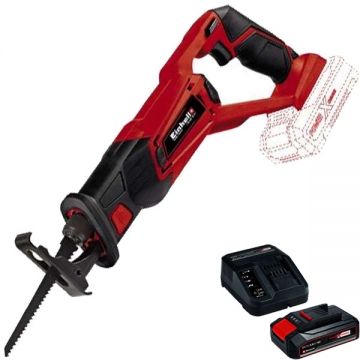 Einhell  TE-AP 18 Li PXC + Starter Kit - Fierastrau sabie 22 mm + Set 1 acumulator si incarcator Li-Ion 18 V 2.5 Ah