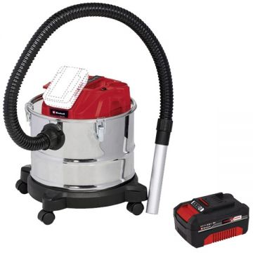 Einhell  TE-AV 18/15 Li C PXC- Aspirator pentru cenusa 100 mbar + Acumulator Li-Ion 18 V 4 Ah