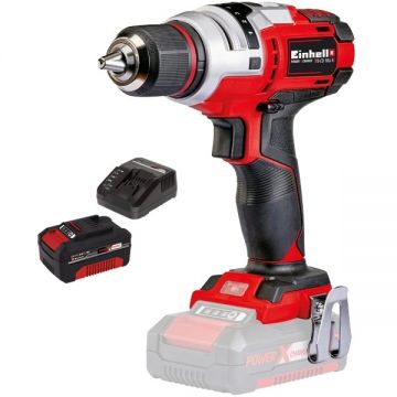 Einhell  TE-CD 18 Li E PXC + Starter Kit - Masina de gaurit si insurubat 47 Nm + Set 1 acumulator si incarcator Li-Ion 18 V 4 Ah
