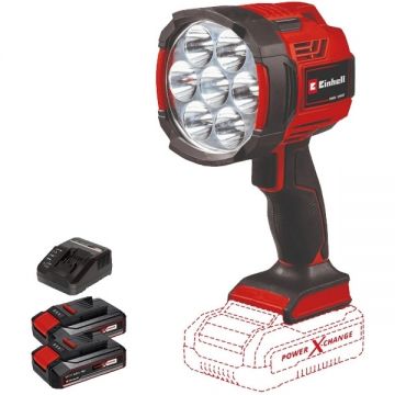 Einhell  TE-CL 18/2500 LiAC PXC + Twinpack CB + 4514095 - Lampa + Set 2 acumulatori si incarcator Li-Ion 18 V 2.5 Ah