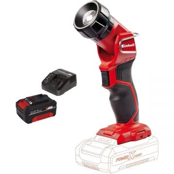 Einhell  TE-CL 18 Li H PXC + Starter Kit - Lampa + Set 1 acumulator si incarcator Li-Ion 18 V 4 Ah