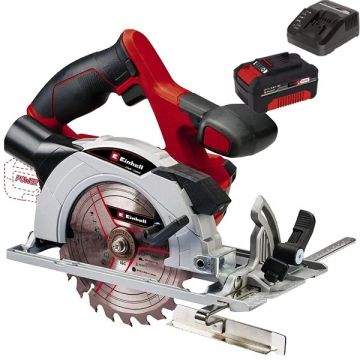 Einhell  TE-CS 18/150 Li PXC + Starter Kit - Fierastrau circular 150x10 mm + Set 1 acumulator si incarcator Li-Ion 18 V 4 Ah