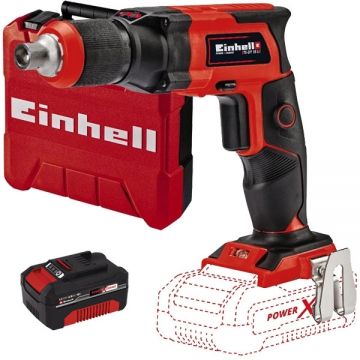 Einhell  TE-DY 18 Li PXC - Masina de insurubat valiza plastic + Acumulator Li-Ion 18 V 4 Ah