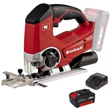 Einhell  TE-JS 18 Li PXC + Starter Kit - Fierastrau pendular + Set 1 acumulator si incarcator Li-Ion 18 V 4 Ah