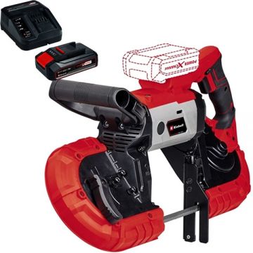 Einhell  TE-MB 18/127 Li PXC + Starter Kit - Fierastrau cu banda 13x1141 mm + Set 1 acumulator si incarcator Li-Ion 18 V 2.5 Ah