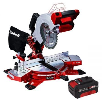 Einhell  TE-MS 18/210 Li PXC - Fierastrau circular stationar 210x30 mm + Acumulator Li-Ion 18 V 4 Ah