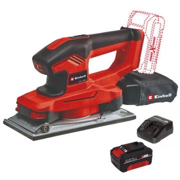 Einhell  TE-OS 18/230 Li PXC + Starter Kit - Slefuitor cu vibratii 230x115 mm + Set 1 acumulator si incarcator Li-Ion 18 V 4 Ah