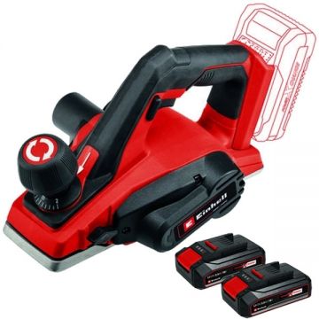 Einhell  TE-PL 18/82 Li PXC + Twinpack CB - Rindea 82 mm + Set 2 acumulatori Li-Ion 18 V 2.5 Ah