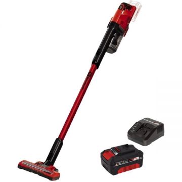 Einhell  TE-SV 18 Li PXC + Starter Kit - Aspirator 100 mbar + Set 1 acumulator si incarcator Li-Ion 18 V 4 Ah
