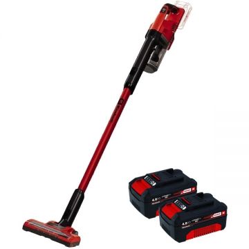 Einhell  TE-SV 18 Li PXC + Twinpack - Aspirator 100 mbar + Set 2 acumulatori Li-Ion 18 V 4 Ah