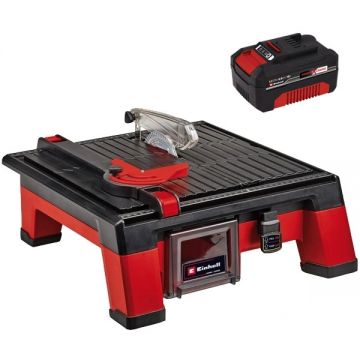 Einhell  TE-TC 18/115 Li PXC - Masina de taiat ceramica 115 mm taiere 45 grade + Acumulator Li-Ion 18 V 4 Ah
