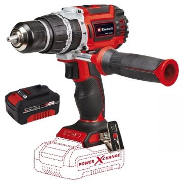 Einhell  TP-CD 18/60 Li-i BL PXC - Masina de gaurit si insurubat cu percutie 60 Nm + Acumulator Li-Ion 18 V 4 Ah