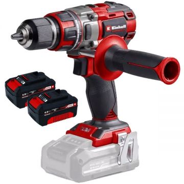 Einhell  TP-CD 18/80 Li BL PXC + Twinpack - Masina de gaurit si insurubat 80 Nm + Set 2 acumulatori Li-Ion 18 V 4 Ah