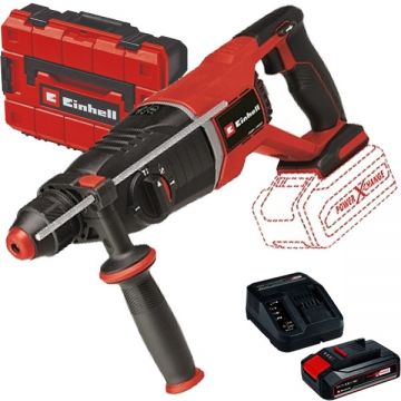 Einhell  TP-HD 18/26 D Li BL PXC + Starter Kit - Rotopercutor SDS-Plus 2.6 J valiza speciala + Set 1 acumulator si incarcator Li-Ion 18 V 2.5 Ah