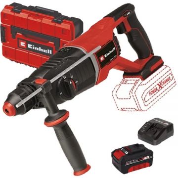 Einhell  TP-HD 18/26 D Li BL PXC + Starter Kit - Rotopercutor SDS-Plus 2.6 J valiza speciala + Set 1 acumulator si incarcator Li-Ion 18 V 4 Ah