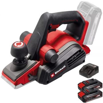 Einhell  TP-PL 18/3 Li BL PXC + Twinpack CB + 4514095 - Rindea 82 mm + Set 2 acumulatori si incarcator Li-Ion 18 V 2.5 Ah