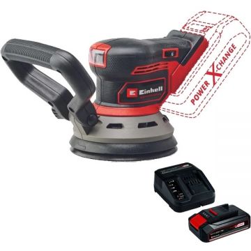 Einhell  TP-RS 18/32 Li BL PXC + Starter Kit - Slefuitor cu excentric 125 mm + Set 1 acumulator si incarcator Li-Ion 18 V 2.5 Ah