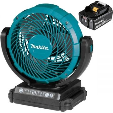Makita  DCF102Z + BL1830B - Ventilator 3 trepte + Acumulator Li-Ion 18 V 3 Ah
