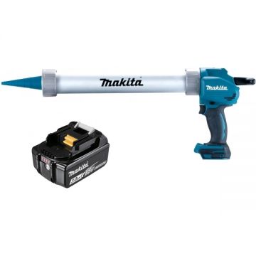 Makita  DCG180ZB + BL1830B - Pistol pentru etansare 5000 N + Acumulator Li-Ion 18 V 3 Ah