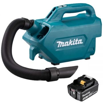 Makita  DCL184Z + BL1830B - Aspirator 54 mbar + Acumulator Li-Ion 18 V 3 Ah