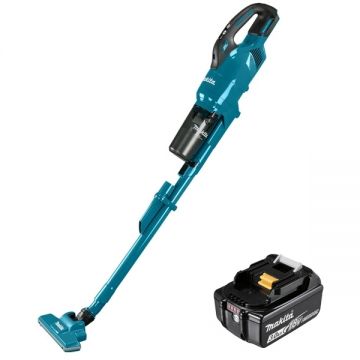 Makita  DCL286FZ + BL1830B - Aspirator 180 mbar + Acumulator Li-Ion 18 V 3 Ah