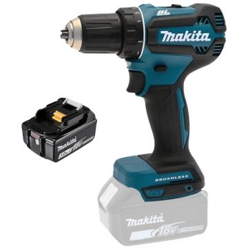 Makita  DDF485Z + BL1830B - Masina de gaurit si insurubat 50 Nm + Acumulator Li-Ion 18 V 3 Ah