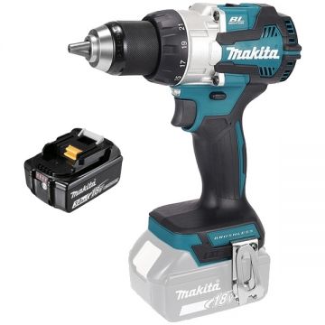 Makita  DDF489Z + BL1830B - Masina de gaurit si insurubat 73 Nm + Acumulator Li-Ion 18 V 3 Ah