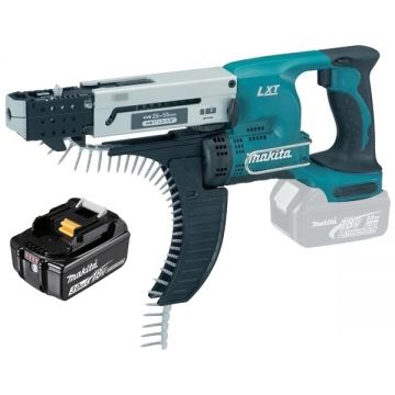 Makita  DFR550Z + BL1830B - Masina de insurubat + Acumulator Li-Ion 18 V 3 Ah