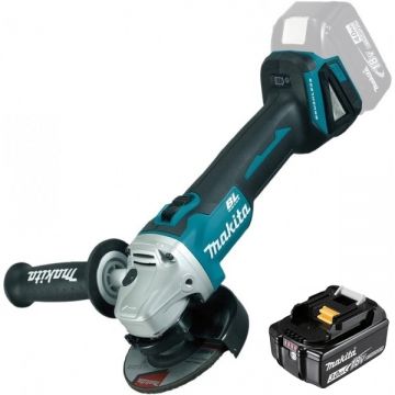 Makita  DGA456Z + BL1830B - Polizor unghiular 115 mm + Acumulator Li-Ion 18 V 3 Ah