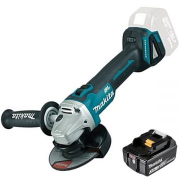 Makita  DGA504Z + BL1830B - Polizor unghiular 125 mm + Acumulator Li-Ion 18 V 3 Ah