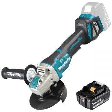 Makita  DGA519Z X-LOCK + BL1830B - Polizor unghiular 125 mm + Acumulator Li-Ion 18 V 3 Ah